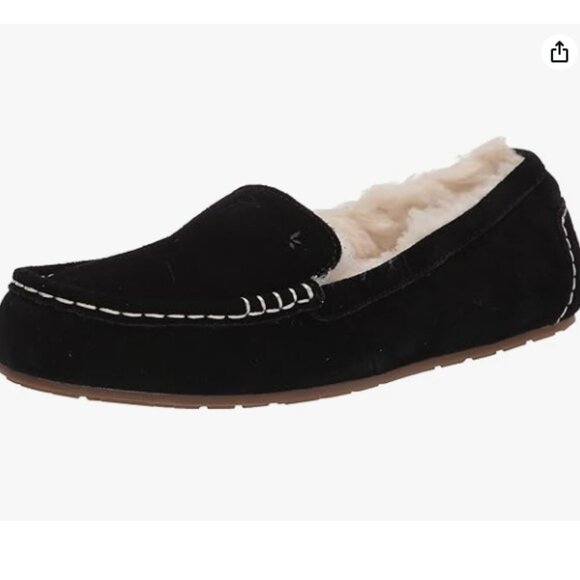 NWOB Koolaburra by Ugg Black Suede Lezly Slipper Women's Size 5